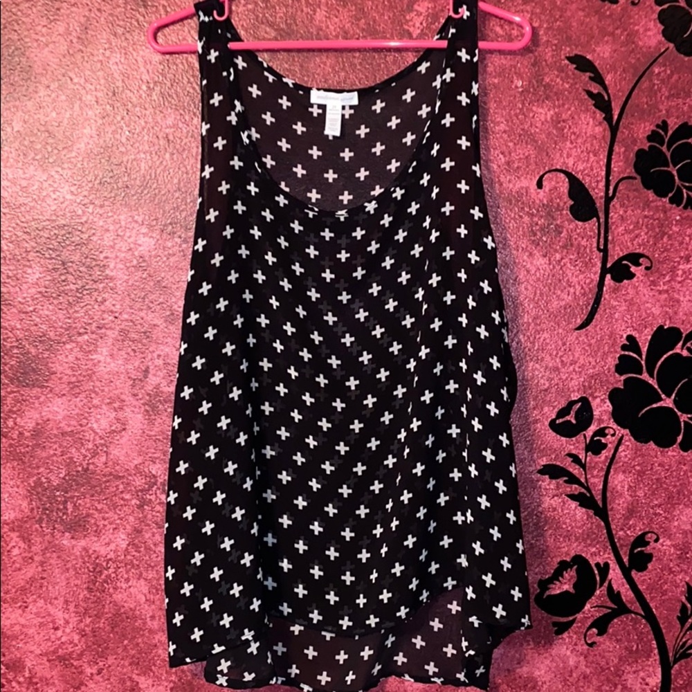 Ambiance Apparel Sheer Top